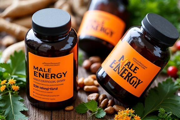 Imagine reprezentând o categorie de produse pentru energie masculină