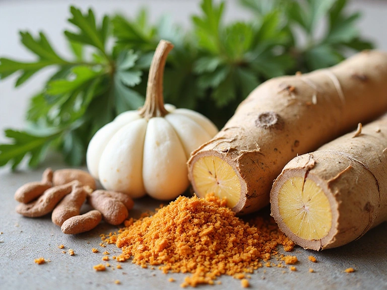 Imagini cu plante medicinale și ingrediente naturale pure